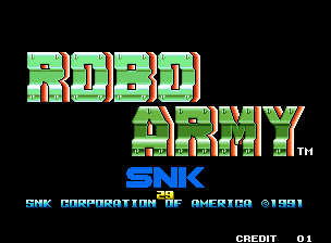 Robo Army screenshot 3 for Neo Geo CD